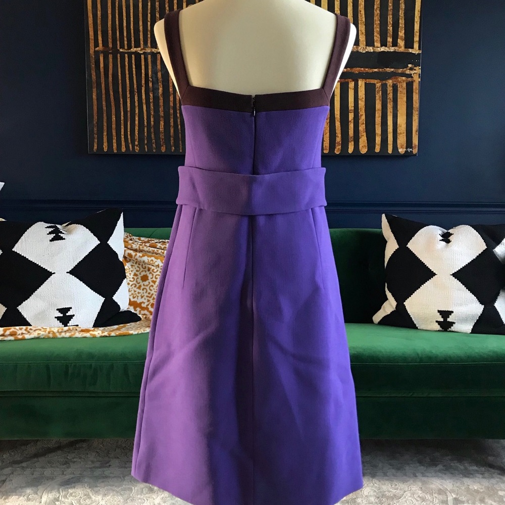 Vintage Purple Prada Work Dress/ Wool Office Dress - Picture 3 of 8